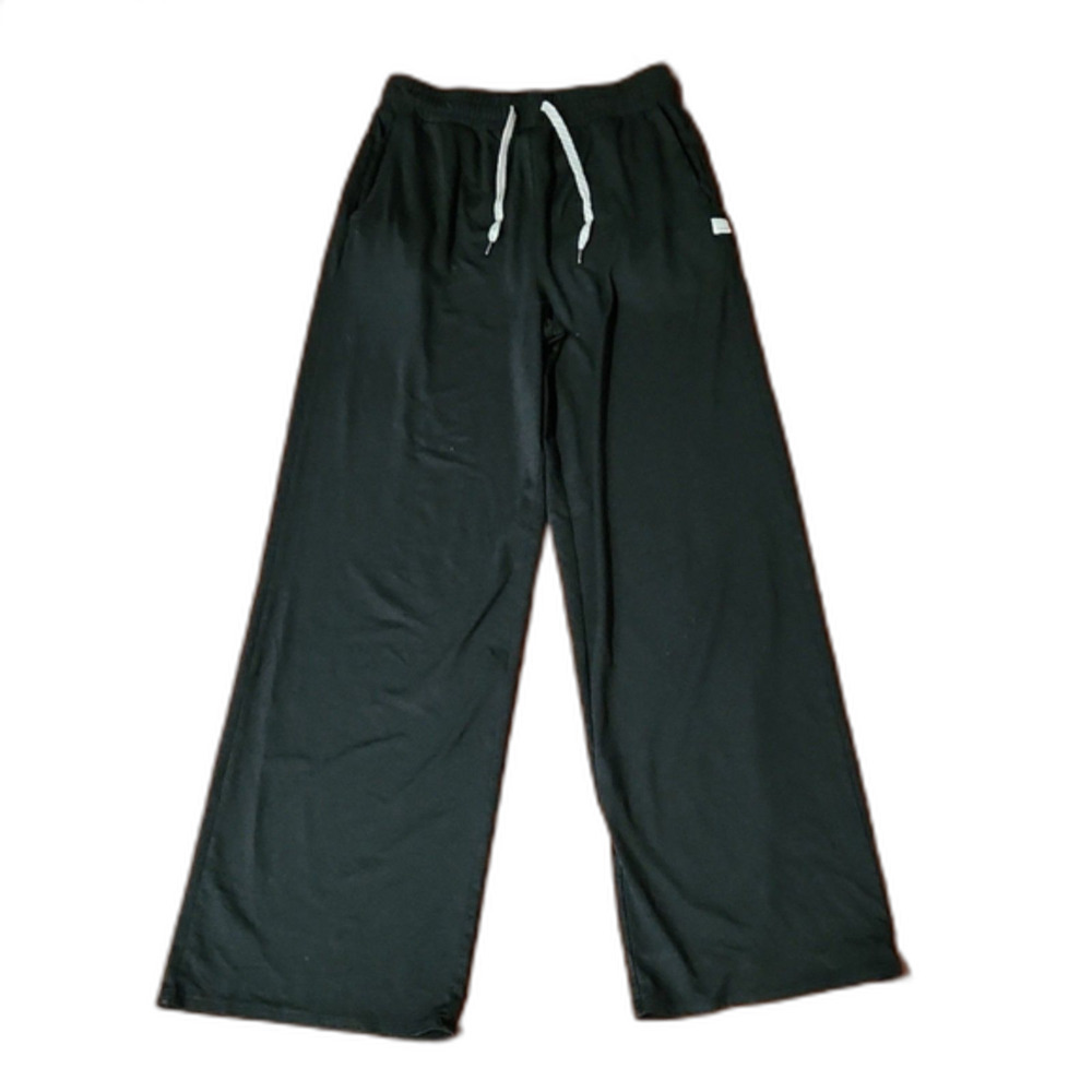 Vuori Halo Essential Wideleg Pant, Black Heather, Size S, VW4023 - Picture 4 of 10